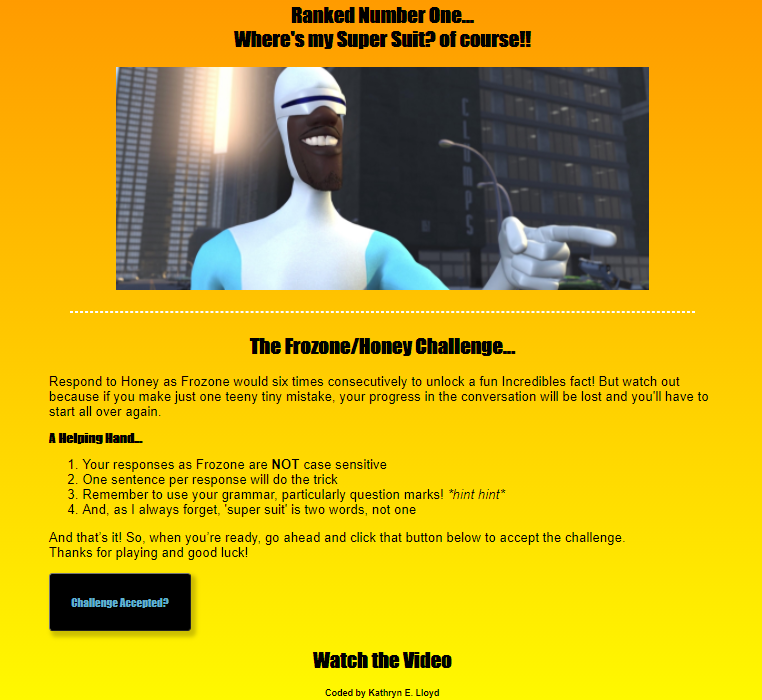 The Incredibles Project Preview